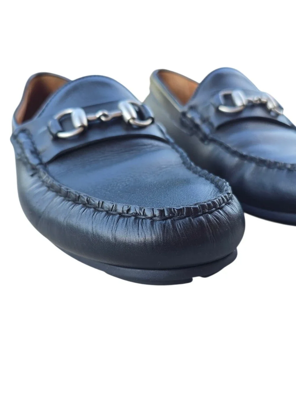 Allen Edmonds Sebastian Bit Driving Loafer Black Leather Mens Size 10.5